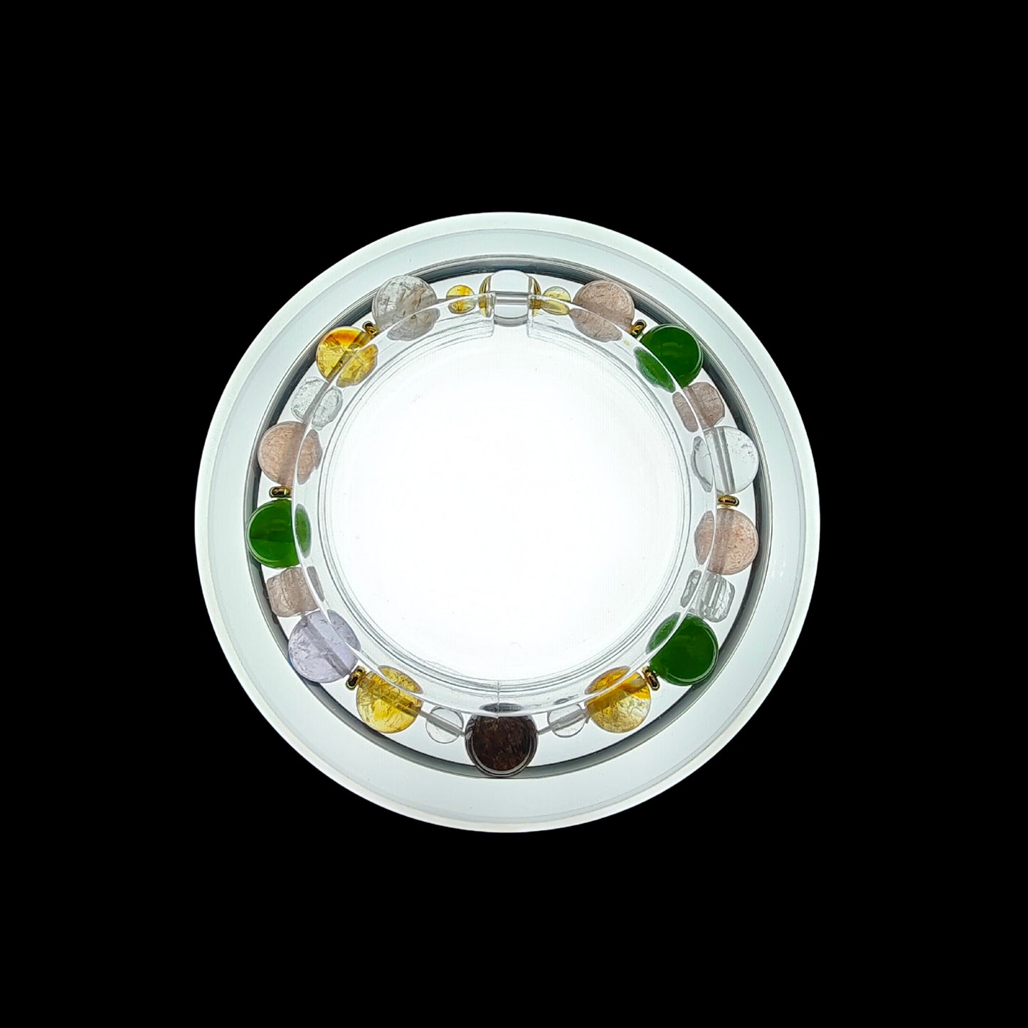 OneCrystal-Zodiac NHE Flow Crystal Beads Series Pisces-Alignment Bracelet-*Ocean Alchemy*