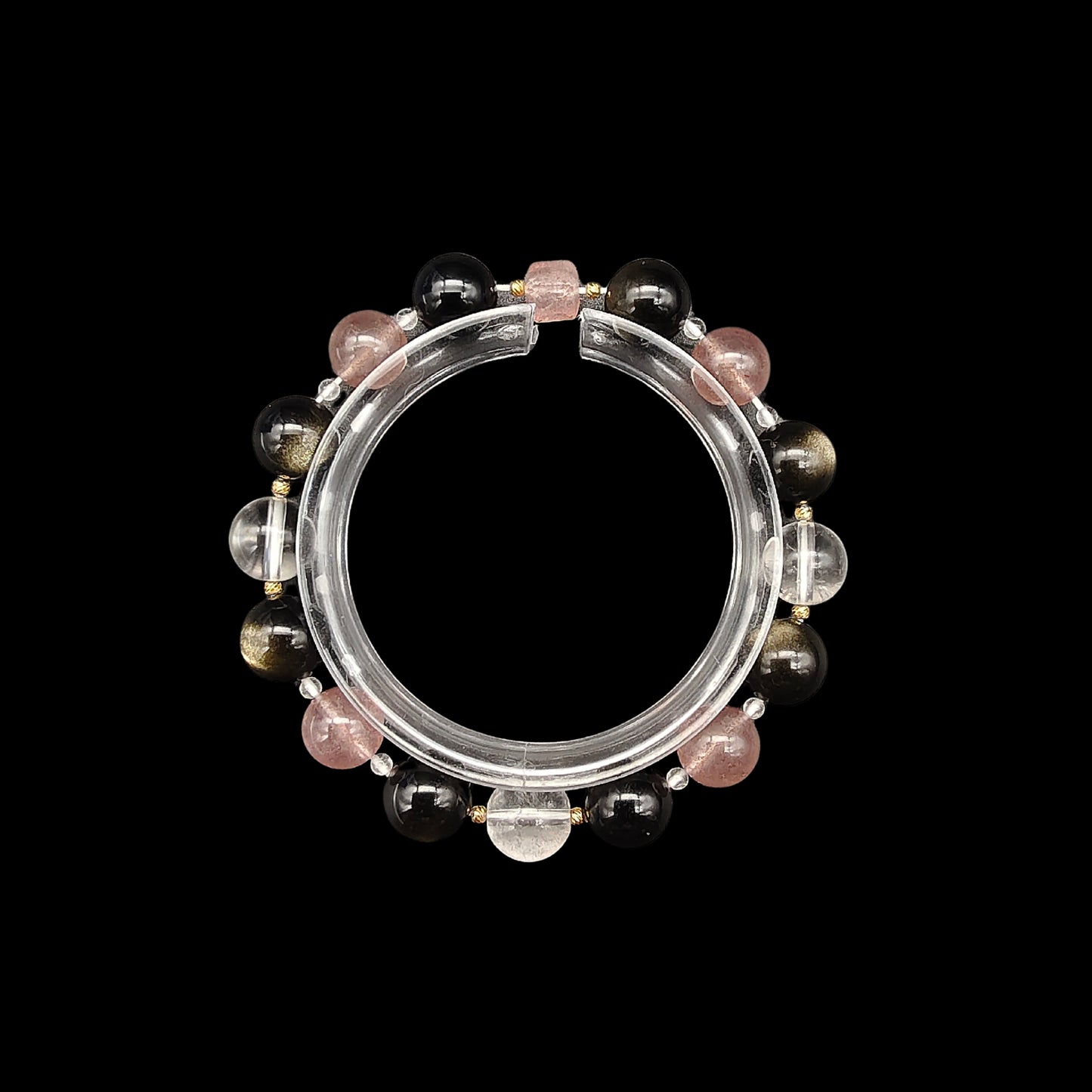OneCrystal-Zodiac NHE Flow Crystal Beads Series Cancer-Momentum Bracelet-*Harbor Axis*
