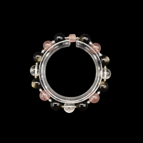 OneCrystal-Zodiac NHE Flow Crystal Beads Series Cancer-Momentum Bracelet-*Harbor Axis*