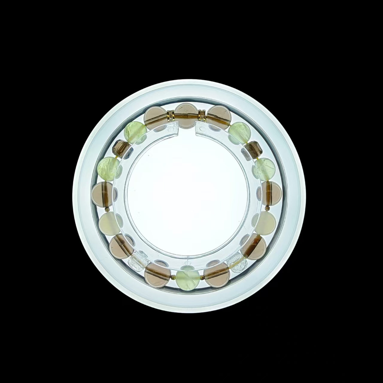 OneCrystal-Zodiac NHE Flow Crystal Beads Series Virgo-Vitality Bracelet-*Earth Pulse*