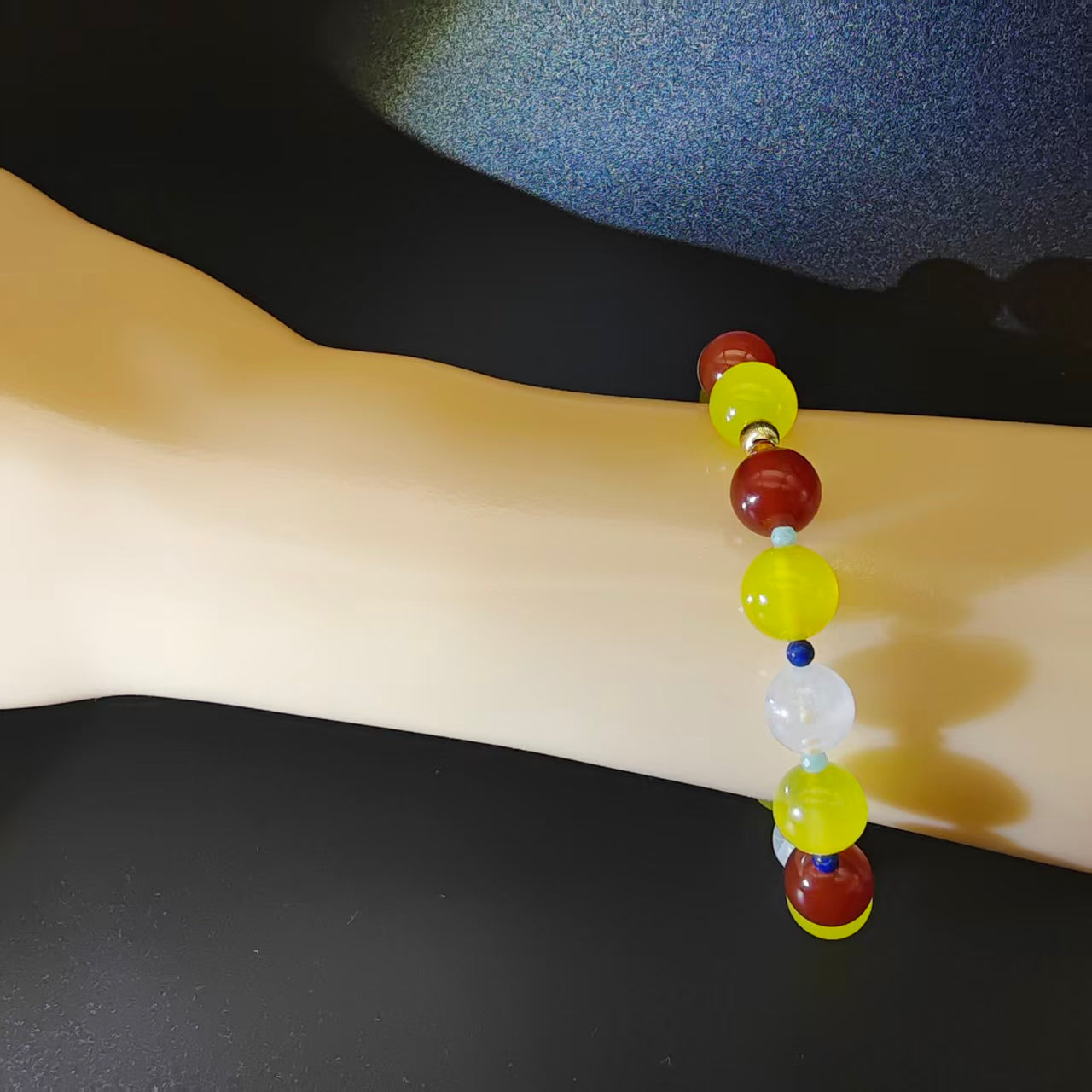 OneCrystal-Zodiac NHE Flow Crystal Beads Series Taurus-Vitality Bracelet-*Earth Anchor*