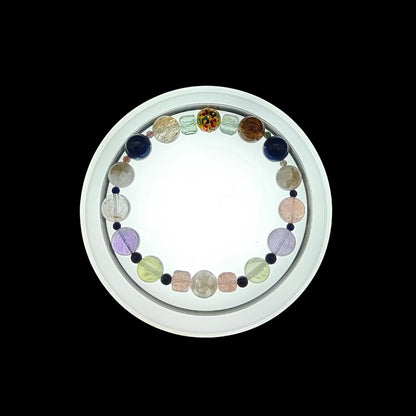 OneCrystal-Zodiac NHE Flow Crystal Beads Series Capricorn-Alignment Bracelet-*Cosmic Loom*