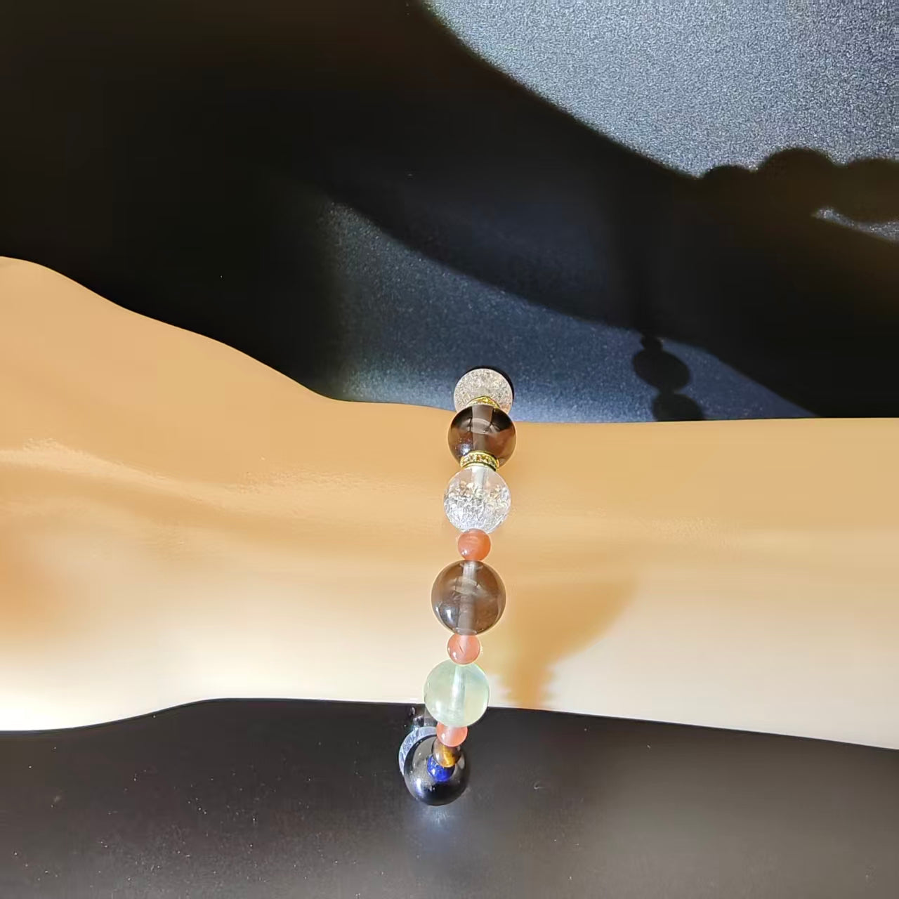 OneCrystal-Zodiac NHE Flow Crystal Beads Series Capricorn-Vitality Bracelet-*Gaia's Embrace*