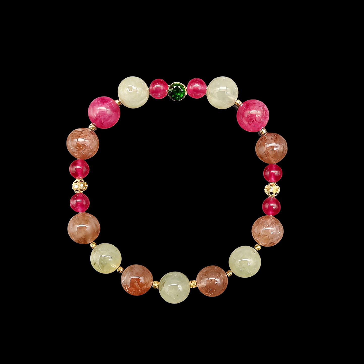 NHE Flow Crystal Beads-2025 Christmas- Fire-'Yule Flame'