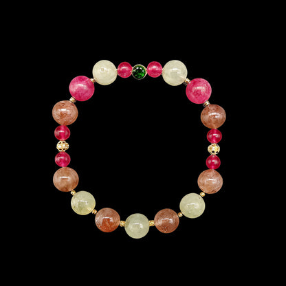 NHE Flow Crystal Beads-2025 Christmas- Fire-'Yule Flame'