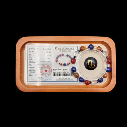 OneCrystal-Zodiac NHE Flow Crystal Beads Series Capricorn-Momentum Bracelet-*Destiny Key*