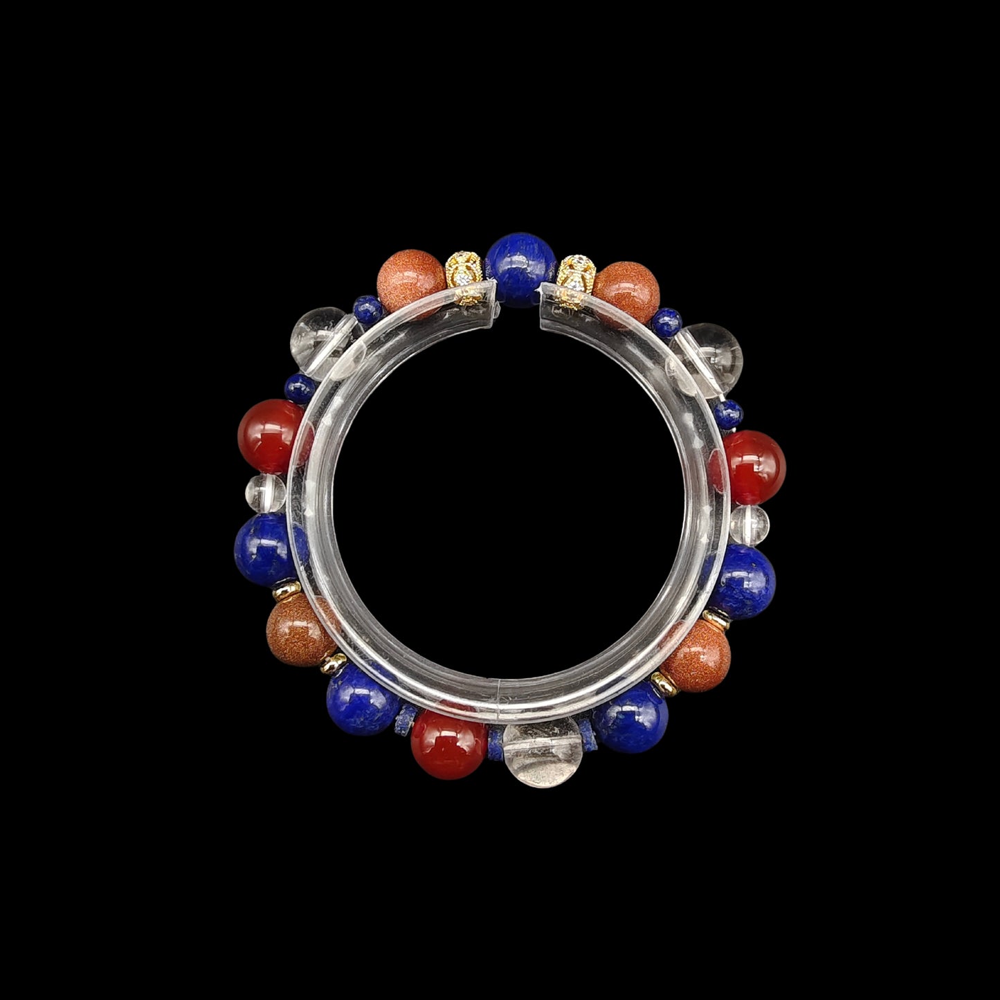 OneCrystal-Zodiac NHE Flow Crystal Beads Series Capricorn-Momentum Bracelet-*Destiny Key*