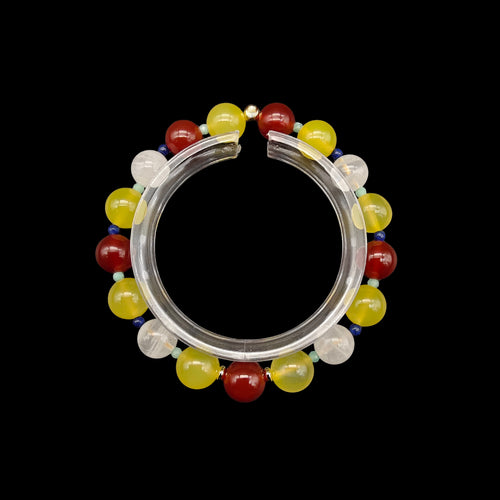 OneCrystal-Zodiac NHE Flow Crystal Beads Series Taurus-Vitality Bracelet-*Earth Anchor*