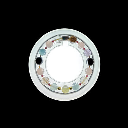 OneCrystal-Zodiac NHE Flow Crystal Beads Series Cancer-Alignment Bracelet-*Moonrise Symphony*