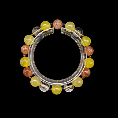 OneCrystal-Zodiac NHE Flow Crystal Beads Series Leo-Momentum Bracelet-*Royal Channel*