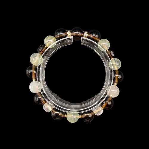 OneCrystal-Zodiac NHE Flow Crystal Beads Series Virgo-Vitality Bracelet-*Earth Pulse*