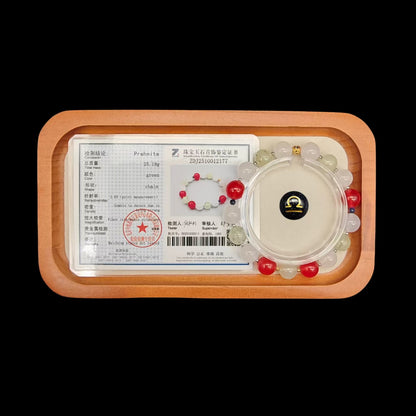 OneCrystal-Zodiac NHE Flow Crystal Beads Series Libra-Vitality Bracelet-*Golden Glow*