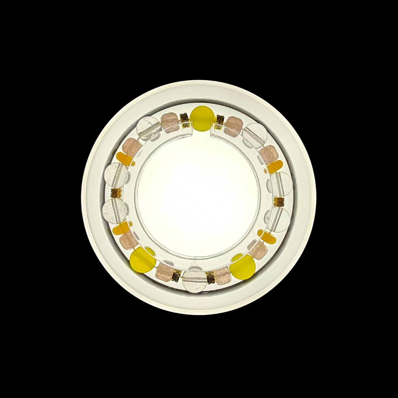 OneCrystal-Zodiac NHE Flow Crystal Beads Series Libra-Momentum Bracelet-*Hourglass Flow*