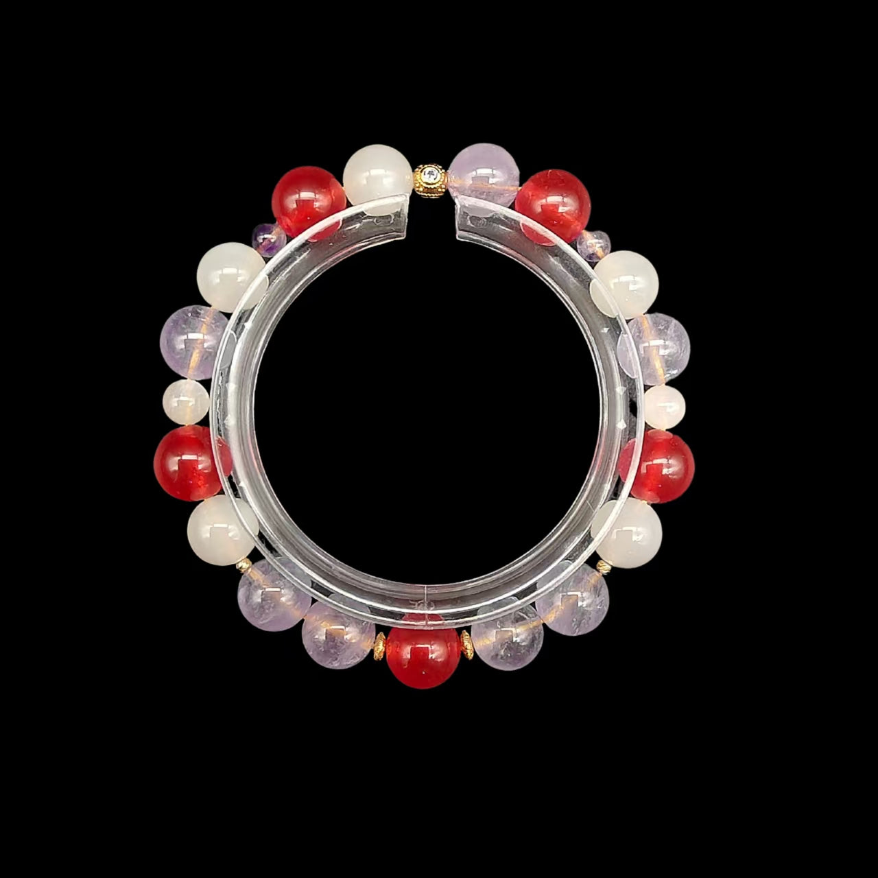 OneCrystal-Zodiac NHE Flow Crystal Beads Series Scorpio-Vitality Bracelet-*Undertow Renewal*