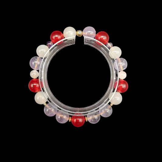 OneCrystal-Zodiac NHE Flow Crystal Beads Series Scorpio-Vitality Bracelet-*Undertow Renewal*