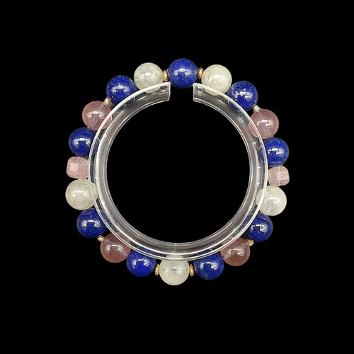 OneCrystal-Zodiac NHE Flow Crystal Beads Series Scorpio-HeartFire Bracelet-*Vulnerable Embrace*