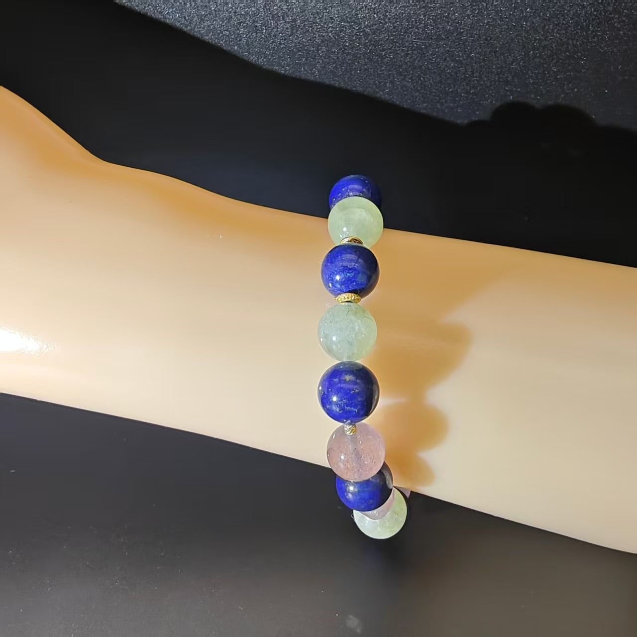 OneCrystal-Zodiac NHE Flow Crystal Beads Series Scorpio-HeartFire Bracelet-*Vulnerable Embrace*