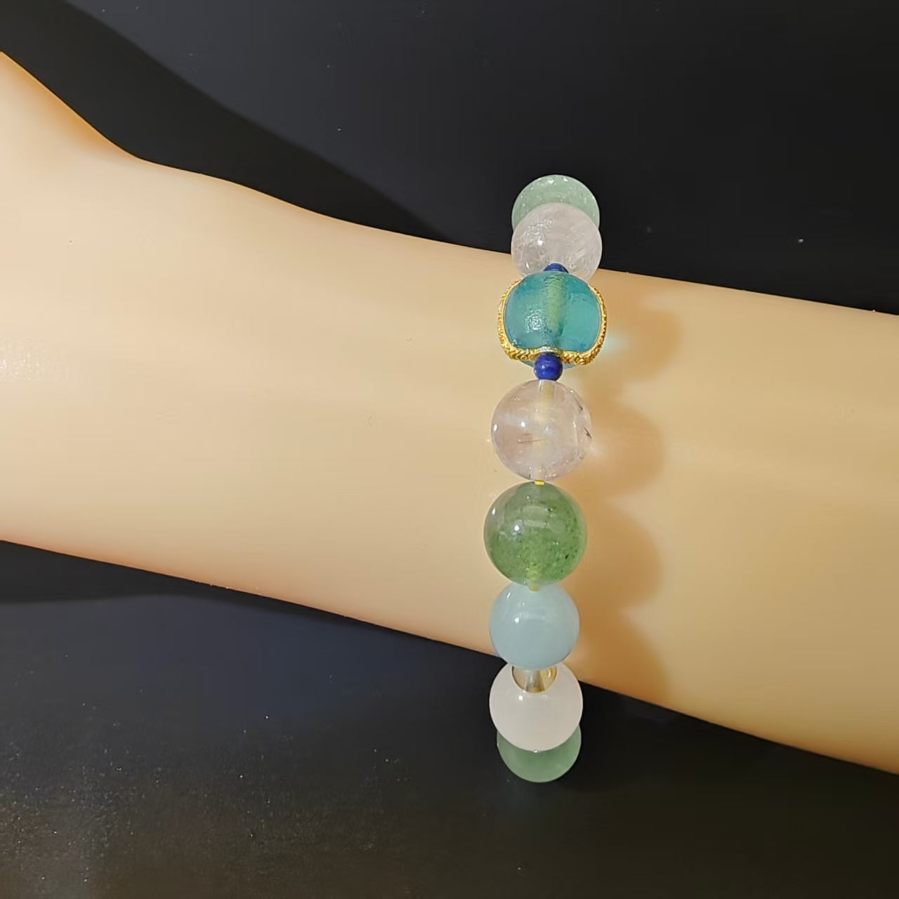 OneCrystal-Zodiac NHE Flow Crystal Beads Series Scorpio-Alignment Bracelet-*Eternal Forge*