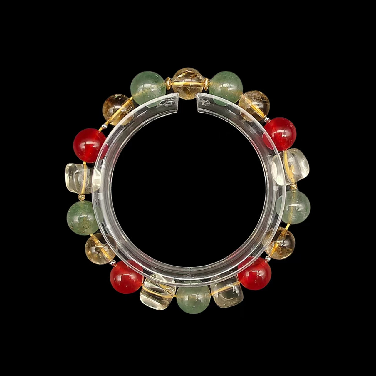 OneCrystal-Zodiac NHE Flow Crystal Beads Series Sagittarius-Vitality Bracelet-*Earth Pulse*