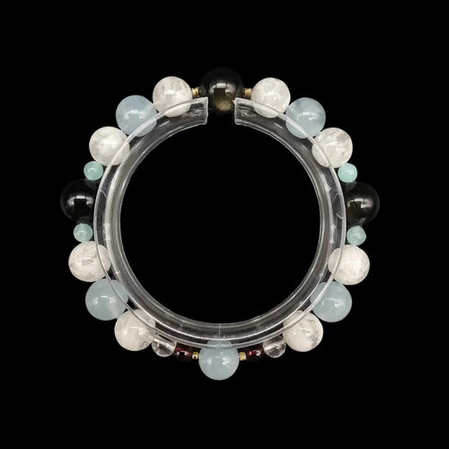 OneCrystal-Zodiac NHE Flow Crystal Beads Series Sagittarius-Momentum Bracelet-*Star Compass*