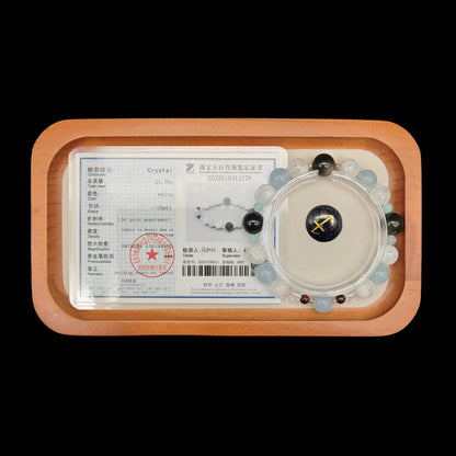 OneCrystal-Zodiac NHE Flow Crystal Beads Series Sagittarius-Momentum Bracelet-*Star Compass*