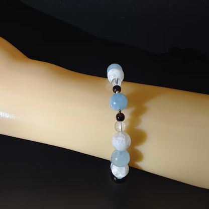 OneCrystal-Zodiac NHE Flow Crystal Beads Series Sagittarius-Momentum Bracelet-*Star Compass*