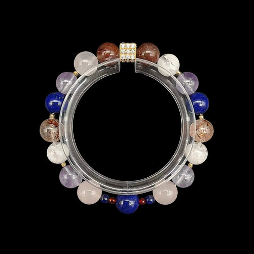OneCrystal-Zodiac NHE Flow Crystal Beads Series Sagittarius-Alignment Bracelet-*Eternal Odyssey*