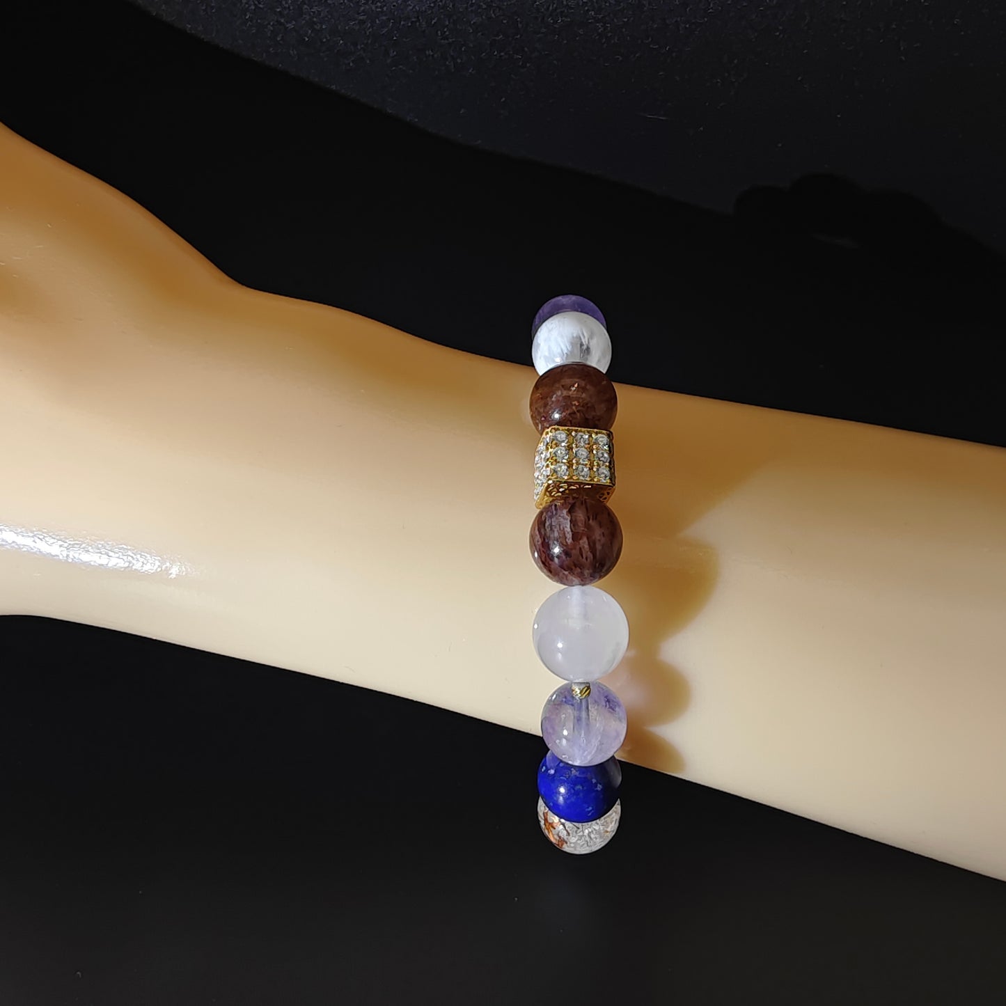 OneCrystal-Zodiac NHE Flow Crystal Beads Series Sagittarius-Alignment Bracelet-*Eternal Odyssey*
