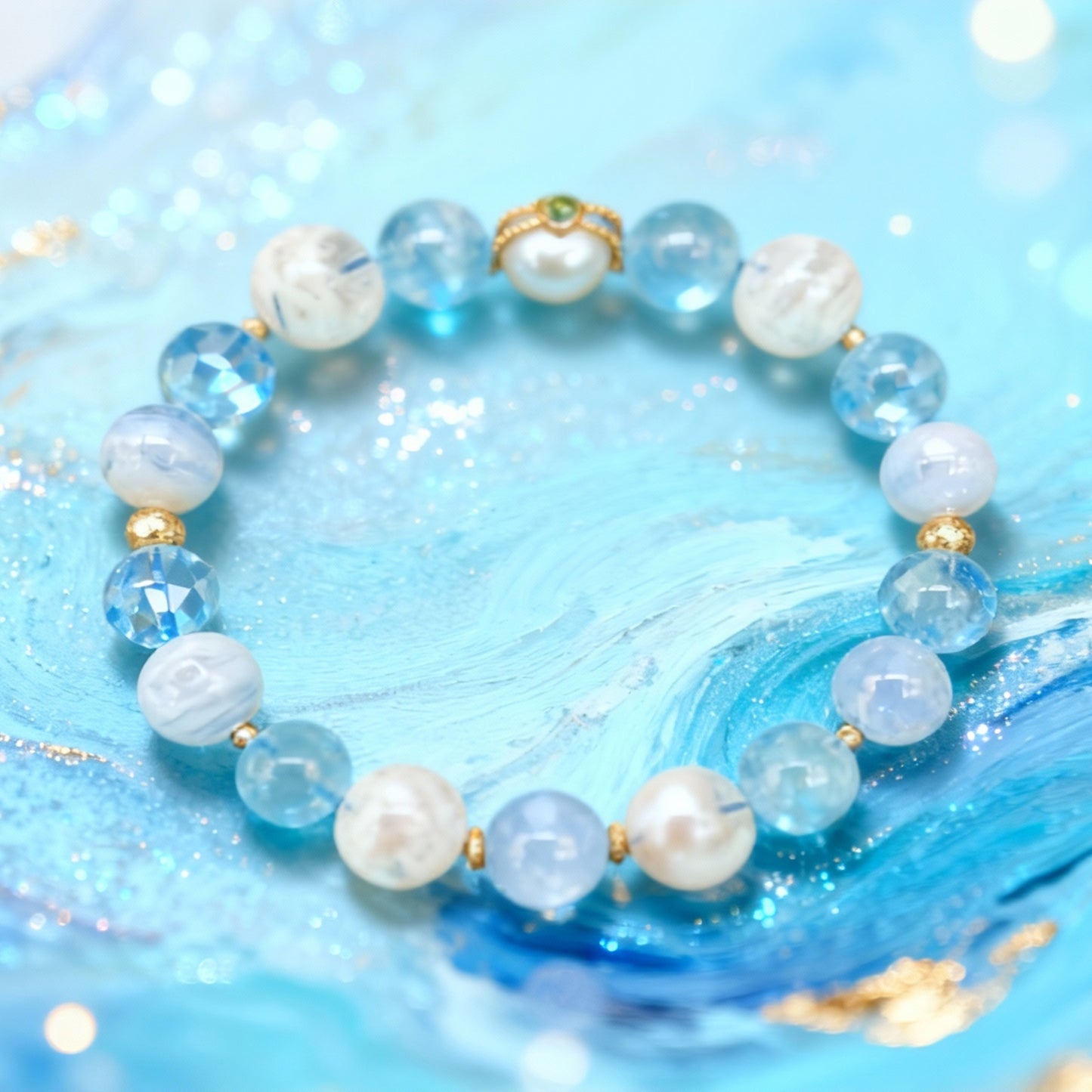 NHE Flow Crystal Beads-2025 Christmas- Water-'Winter DreamFlow'