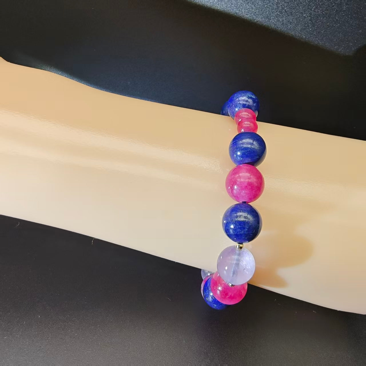 OneCrystal-Zodiac NHE Flow Crystal Beads Series Cancer-HeartFire Bracelet-*Nest Ward*