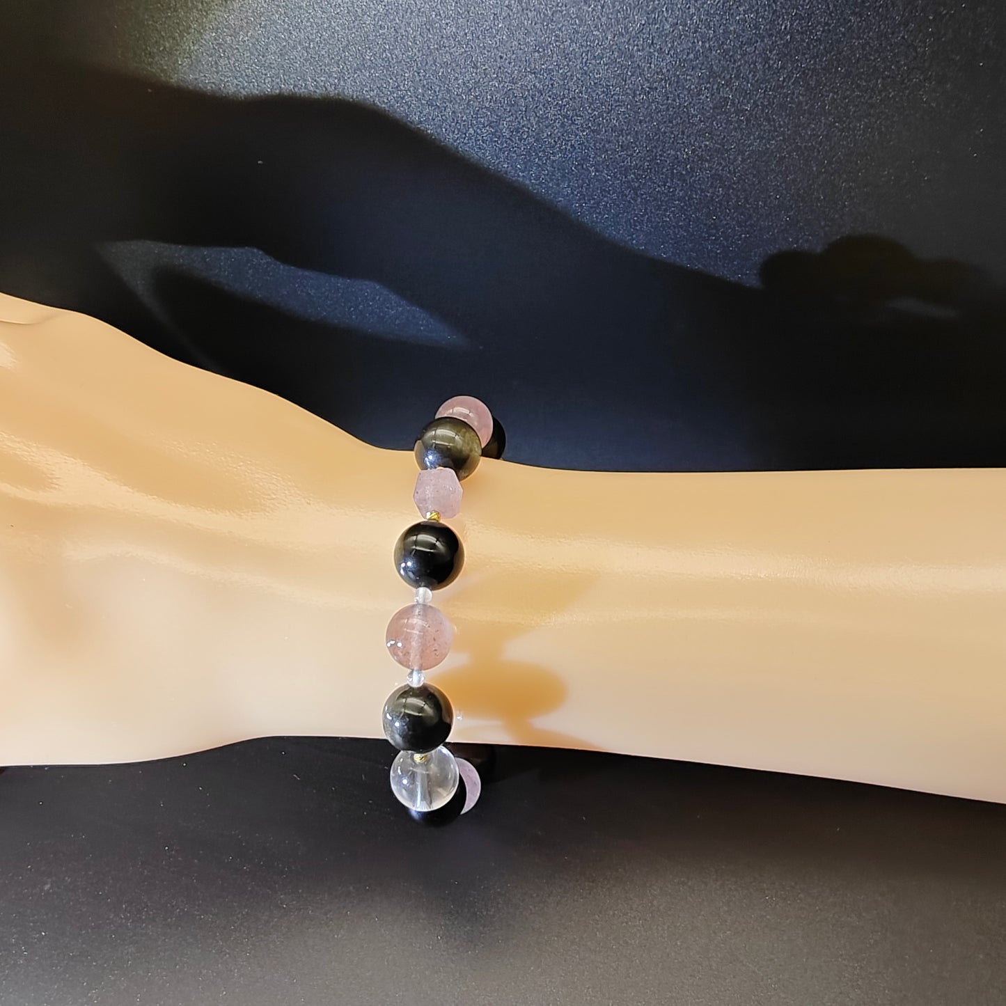 OneCrystal-Zodiac NHE Flow Crystal Beads Series Cancer-Momentum Bracelet-*Harbor Axis*